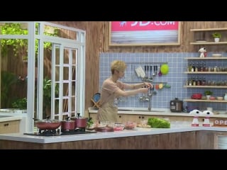 [full cut] 170430 eat well 《好好吃饭吧》 cooking show recording @ lu han