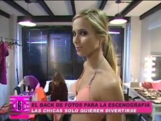 Cecilia bonelli y carolina di nezio backstage fox sports 360 2008