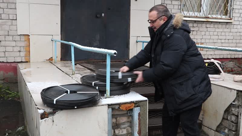 Забираем похищенное с касаткиной, 5/1 и абрамова, 11 лифтовое оборудование