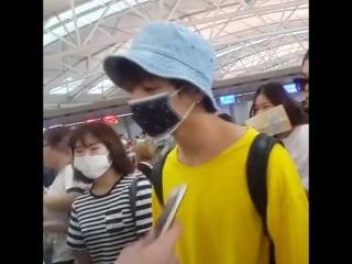 [fancam]150828 icn departure to hongkong bts