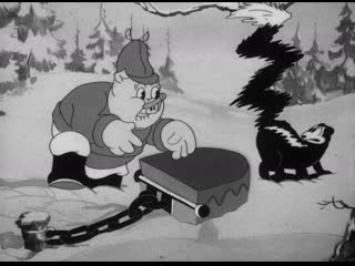 Porky pig porky in the north woods (1936)