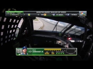 Dale jr 's helmet cam take a ride around talladega