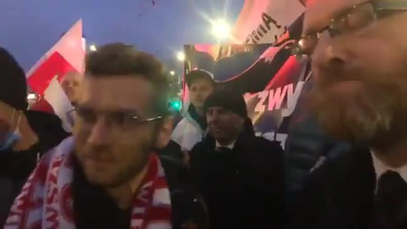 Grzegorz braun wyjaśnia karawanę niepodległości / marek majcher