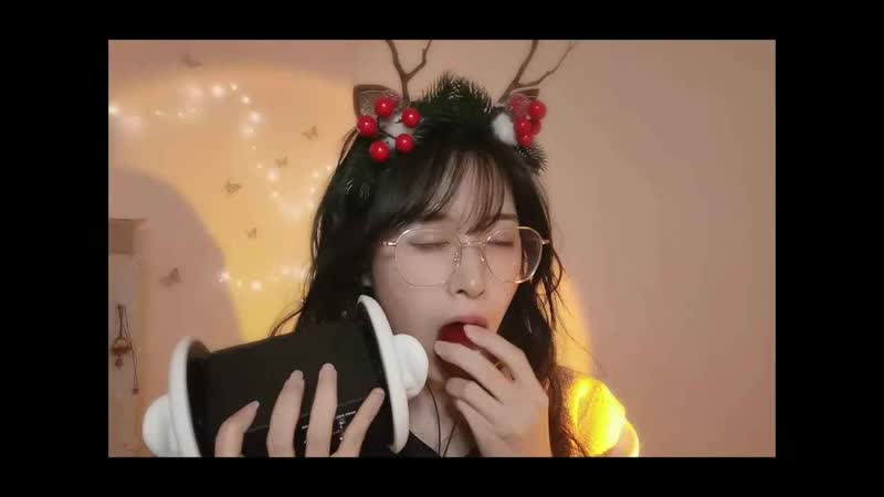 Coconut椰砸 20220417 【asmr~coconut椰】chewing peaches sounds 吃桃子 sw wnaa4ifs