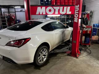 Полная аппаратная замена масла в акпп hyundai genesis a8lr1