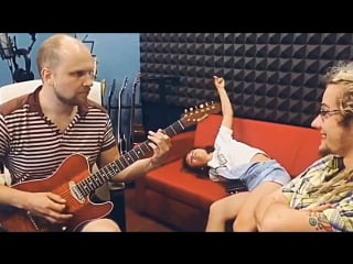 Backstage recording single улетаем