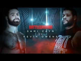 (wwe mania) battlegraund 2016 sami zayn vs kevin owens