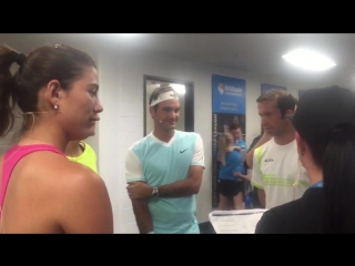 Did we mention so are these guys? #federer #stepanek #muguruza #azarenka #brisbanetennis