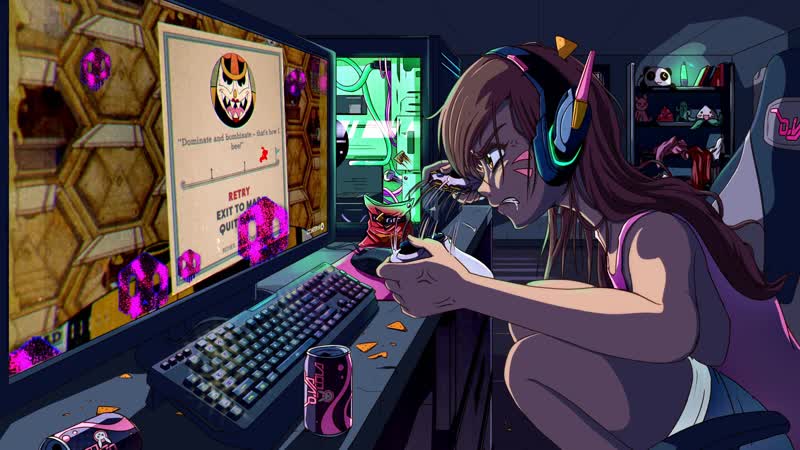 Tilted af overwatch/cuphead