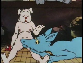 Кинонагота приключения кота фрица (fritz the cat) [1972] отрывок №1