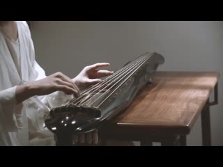 【古琴guqin】《梅花三弄》melody plum blossom, version of guang ling school, played by silk strings丝弦 广陵传本