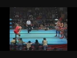 Stan hansen/gary albright vs dan kroffat/doug furnas [jip]