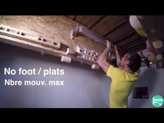 Préfatigue améliorer la résistance en escalade