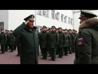 Открытие памятника, посвящённого выпускникам военного университета мо рф (гавс рф; впа им ленина)