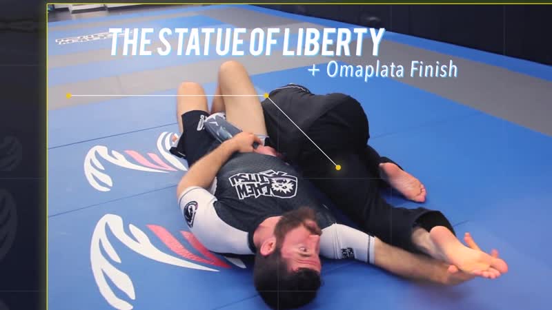 “statue of liberty“ grip makes your omaplata easier to finish