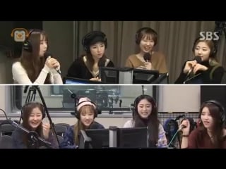 [161228] lovelyz @ «love fm song eunni & kim suk's sister»