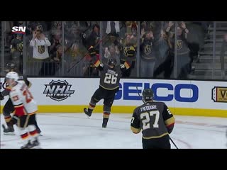 Paul stastny uses a quick hesitation then rips one by cam talbot