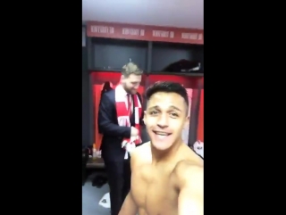 Sanchez in dressing room2