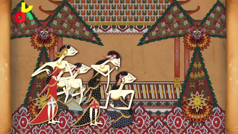 Пьеса «джоко кембанг кунинг» свиток 5 сцена 4