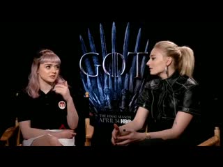 @maisie williams talks @bts twt during her gameofthrones interview she went see burn the