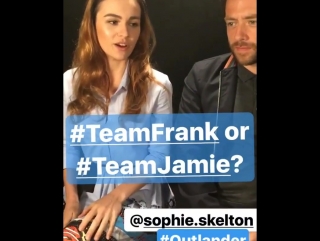 Sophie skelton for tvguide team frank or team jamie