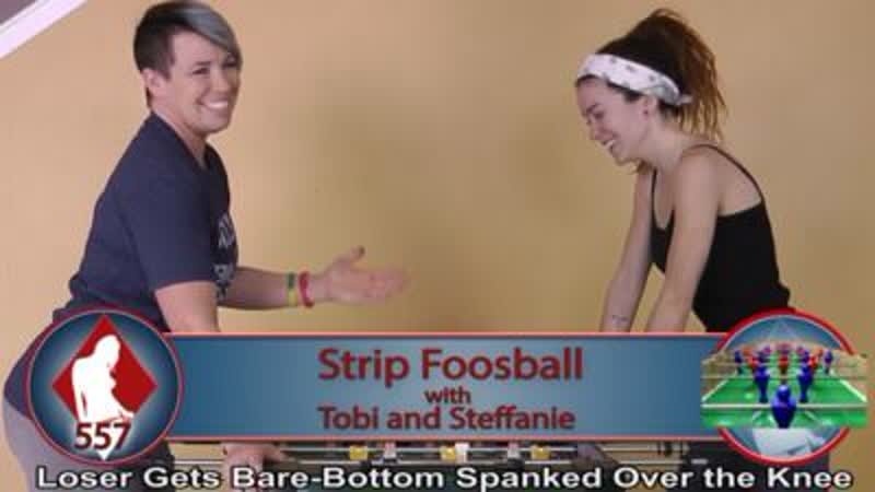 557 настольный футбол на раздевание с тоби и стэфани (hd качество)
