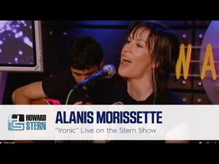 Alanis morissette “ironic” on the howard stern show (2004)