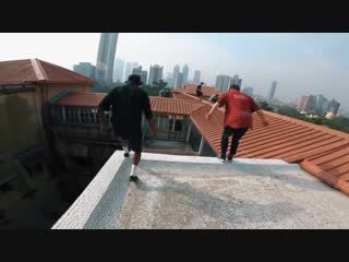 Mumbai rooftop parkour pov 🇮🇳