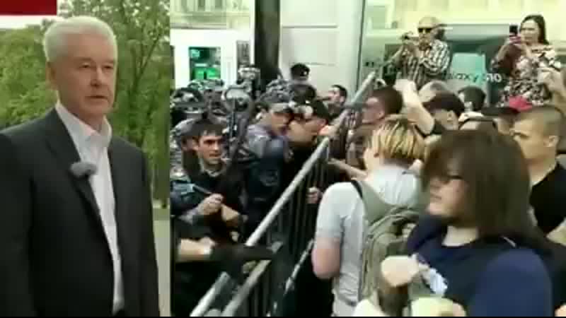 Гауляйтер москвы собянин о разгоне акции 27 07 2019