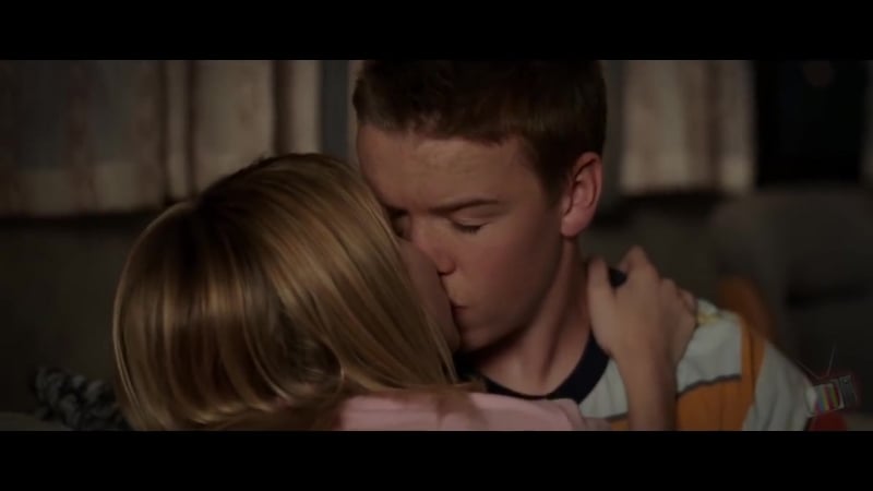 Роуз и кейси учат кенни целоваться мы – миллеры (2013) момент из фильма