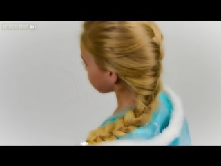 Frozen elsas braid halloween 2017 quick and easy hairstyle for little pricess #41