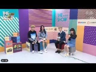 160920 the show warm up redvelvet wendy morning alarm clock cut