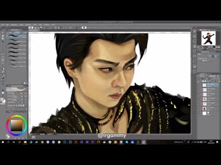 Speedpaint phoenix yuzuru (юдзуру ханю)