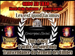 Ordo ab chao clins d'oeil sur les maîtres du désordre l'ordre du soleil noir le serment des limbes lex est quod facimus