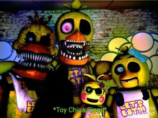 Fnaf chica and toy chica and withered chica and nightmare chica sings burn youtube [360p]