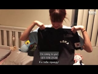 [khh] stefanie michova surprises her boyfriend beenzino in the korean army