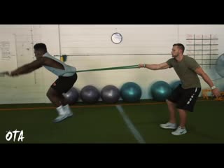 Plyo and squat workout for football