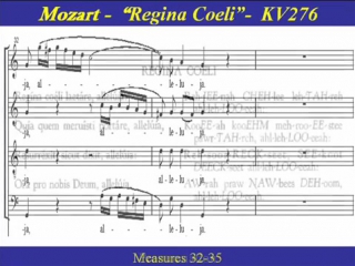 Mozart regina coeli tenor