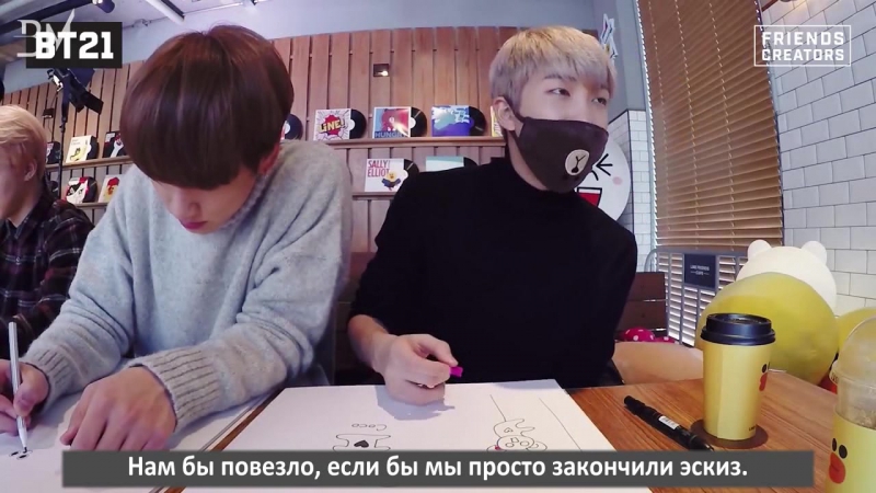 [rus sub] making of bt21