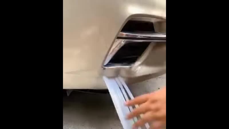 Лайфхак выправляем вмятину (vhs video)