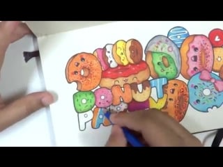 How i doodle donut party moleskine doodle #1