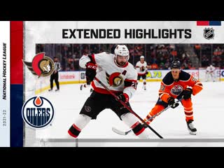 Ottawa senators vs edmonton oilers jan 15, 2022 highlights