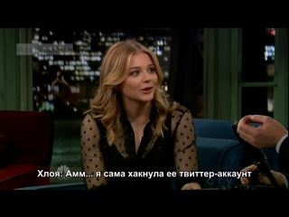 Chloe grace moretz / хлоя грейс морец интервью на шоу джимми фэллона / jimmy fallon (октябрь 2013, русские субтитры)