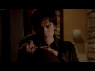 Scena damon drinks porn elena 4 x 2 деймон поит молодые елену