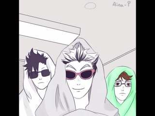 Bokuto, kuroo and oikawa аутисты