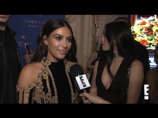 Kim kardashian talks partying in las vegas after baby e! live from the red carpet