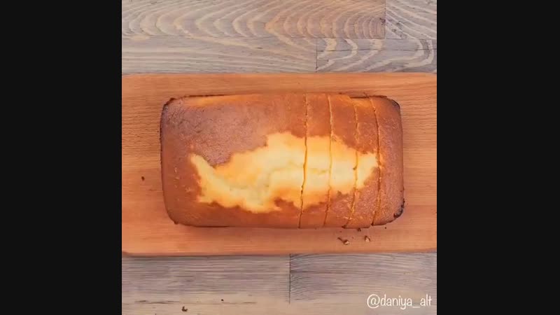 Кекс со сгущенкой