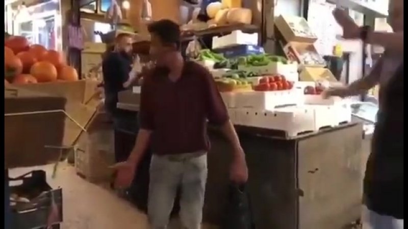 Yell porn video – Filthy muslims don't yell at women in this store!!