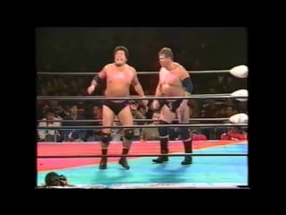 Dan spivey/stan hansen vs akira taue/jumbo tsuruta [jip]