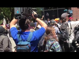 Seattle march against sharia confrontation